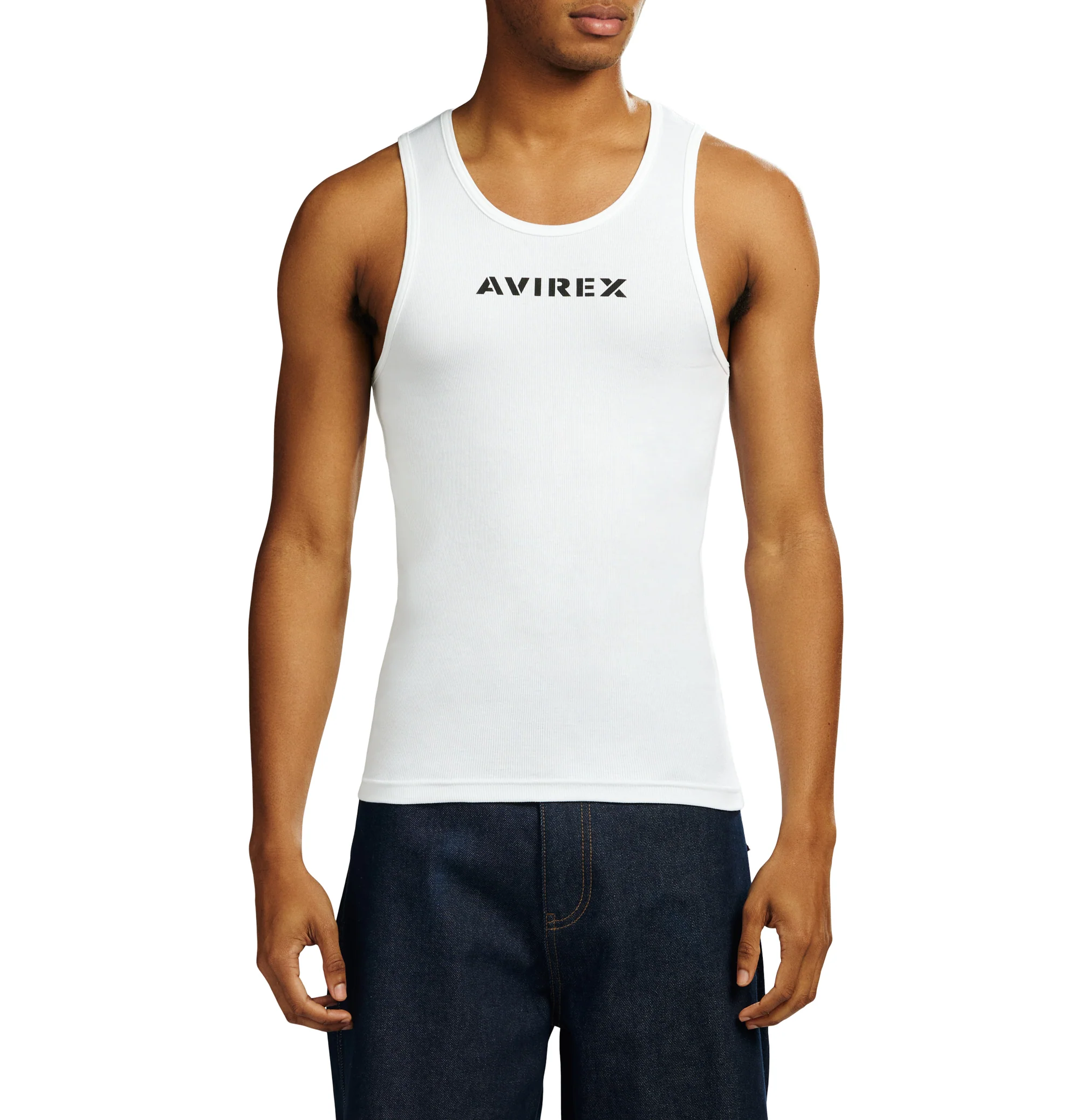 AVIREX 2 PACK RIB TANK TOP - Image 3