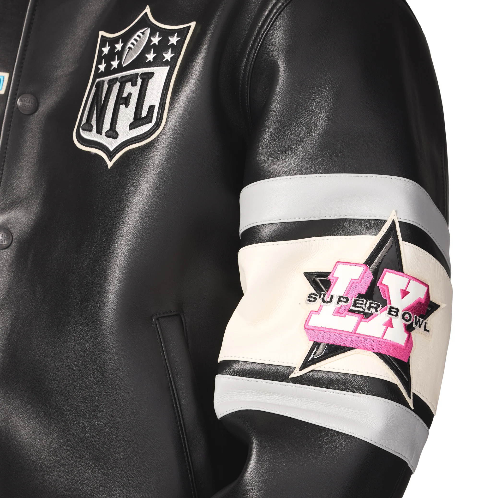 AVIREX X STARTER SUPER BOWL LX LEATHER JACKET - Image 7
