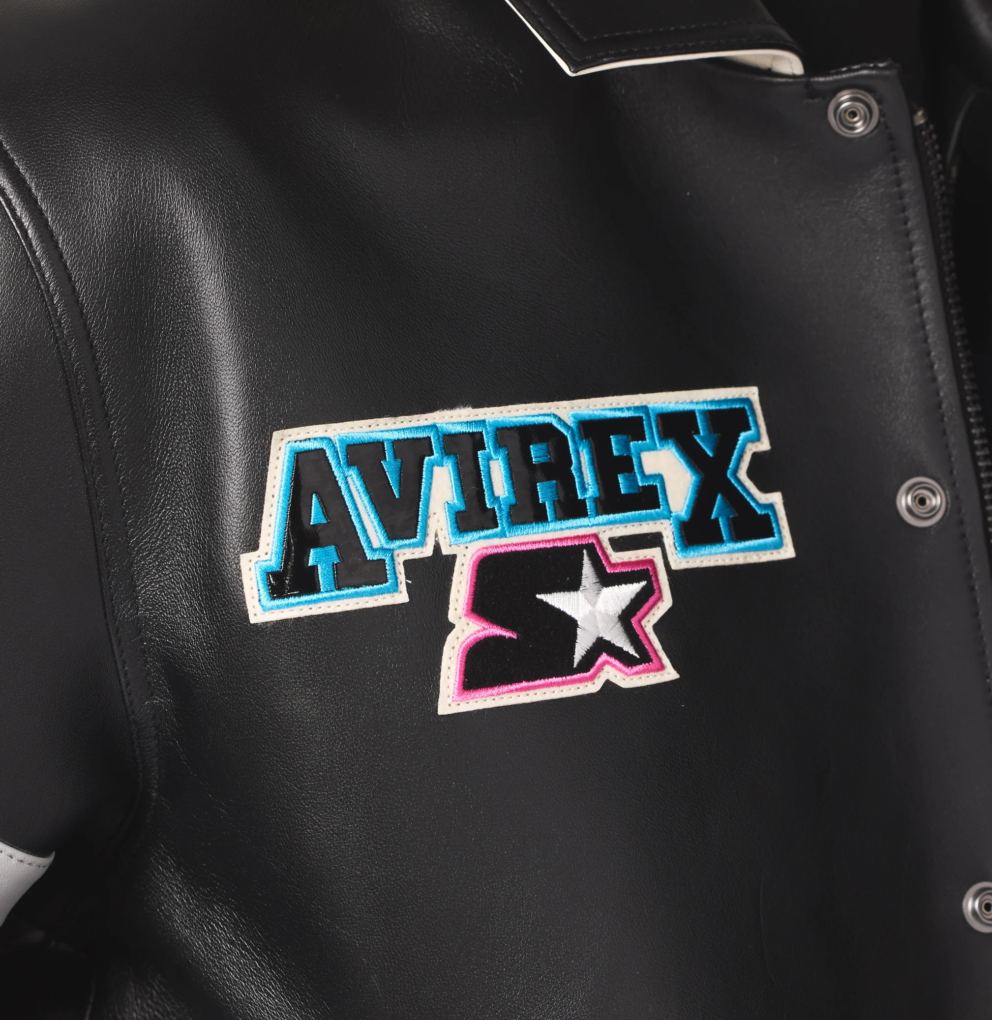 AVIREX X STARTER SUPER BOWL LX LEATHER JACKET - Image 8
