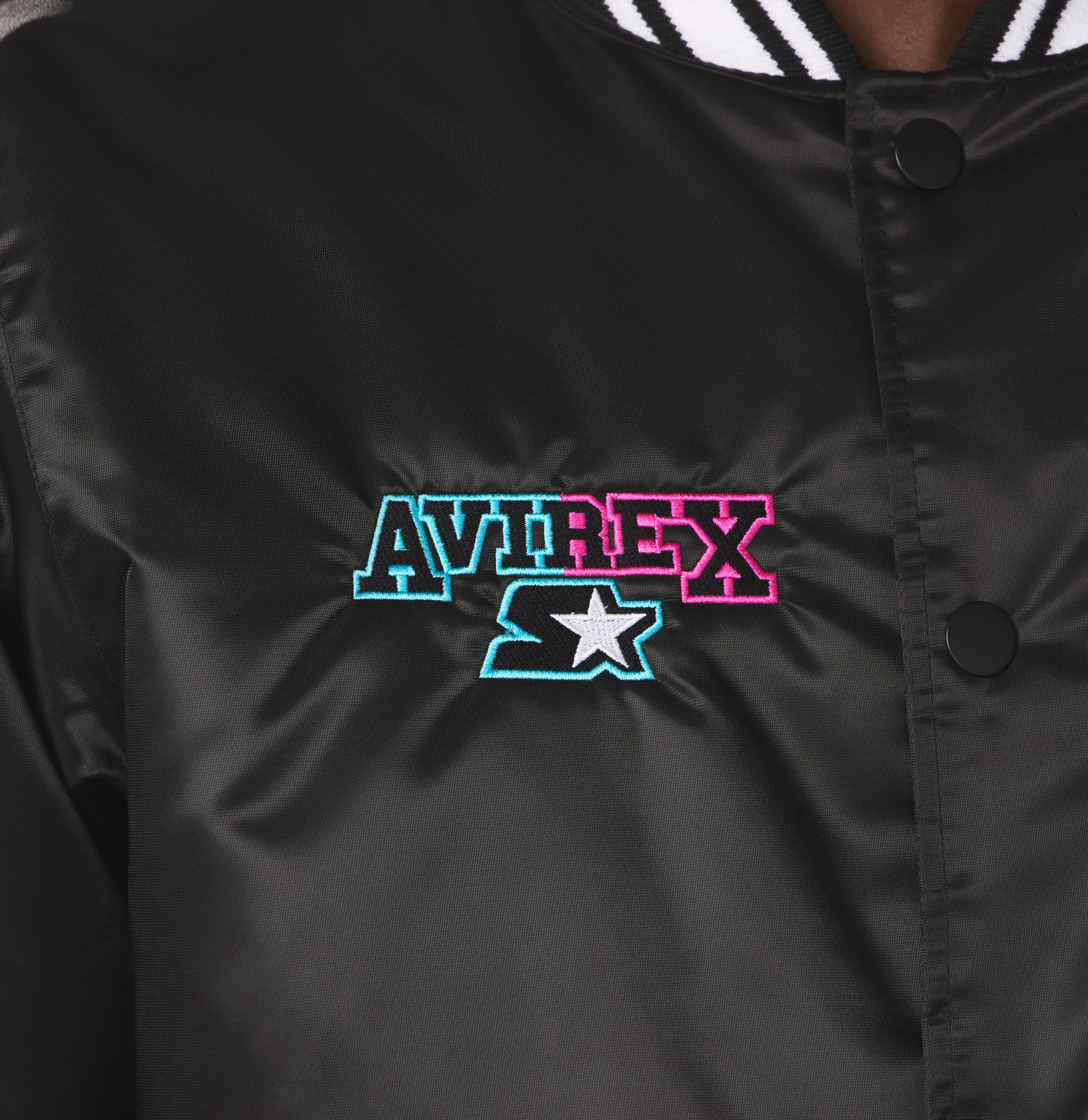 AVIREX X STARTER SUPER BOWL LX SATIN JACKET - Image 7