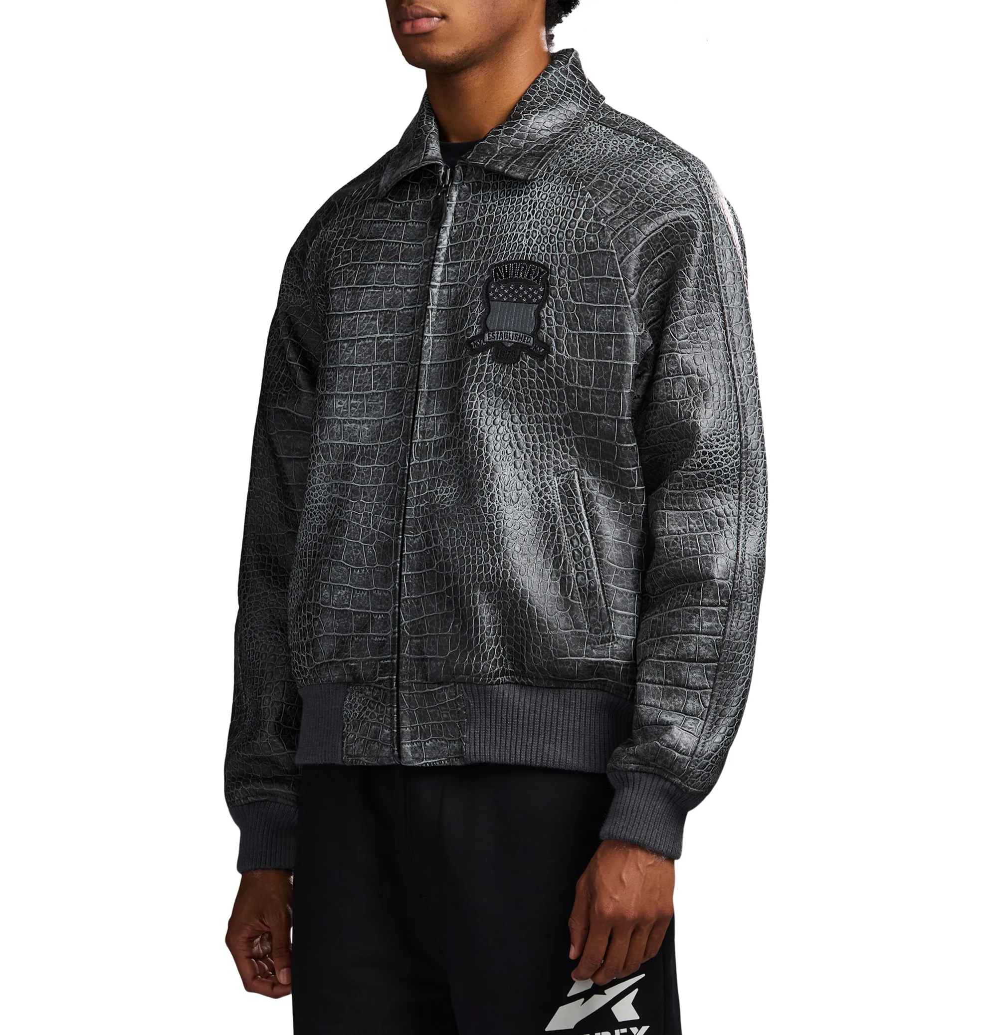 LIMITED EDITION DISTRESSED CROC ICON JACKET - Image 4