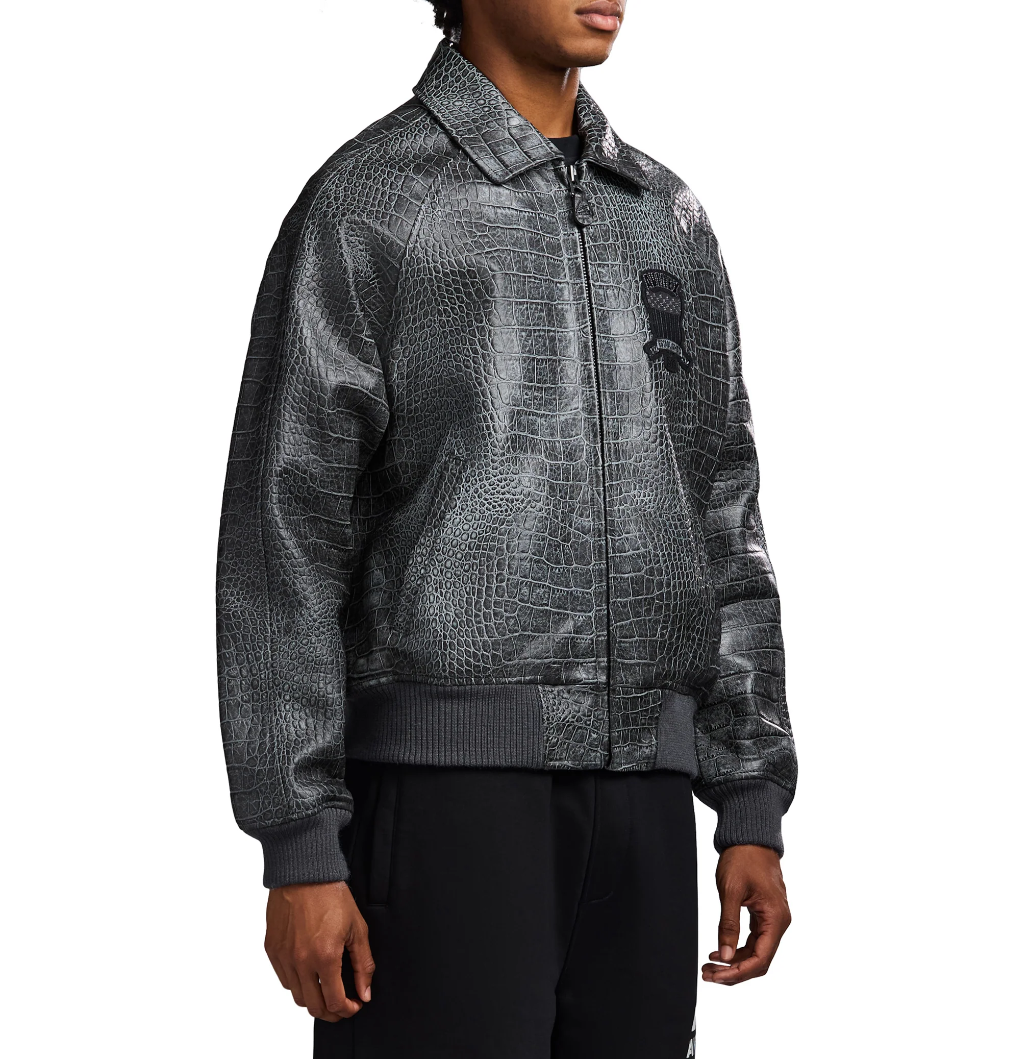 LIMITED EDITION DISTRESSED CROC ICON JACKET - Image 5