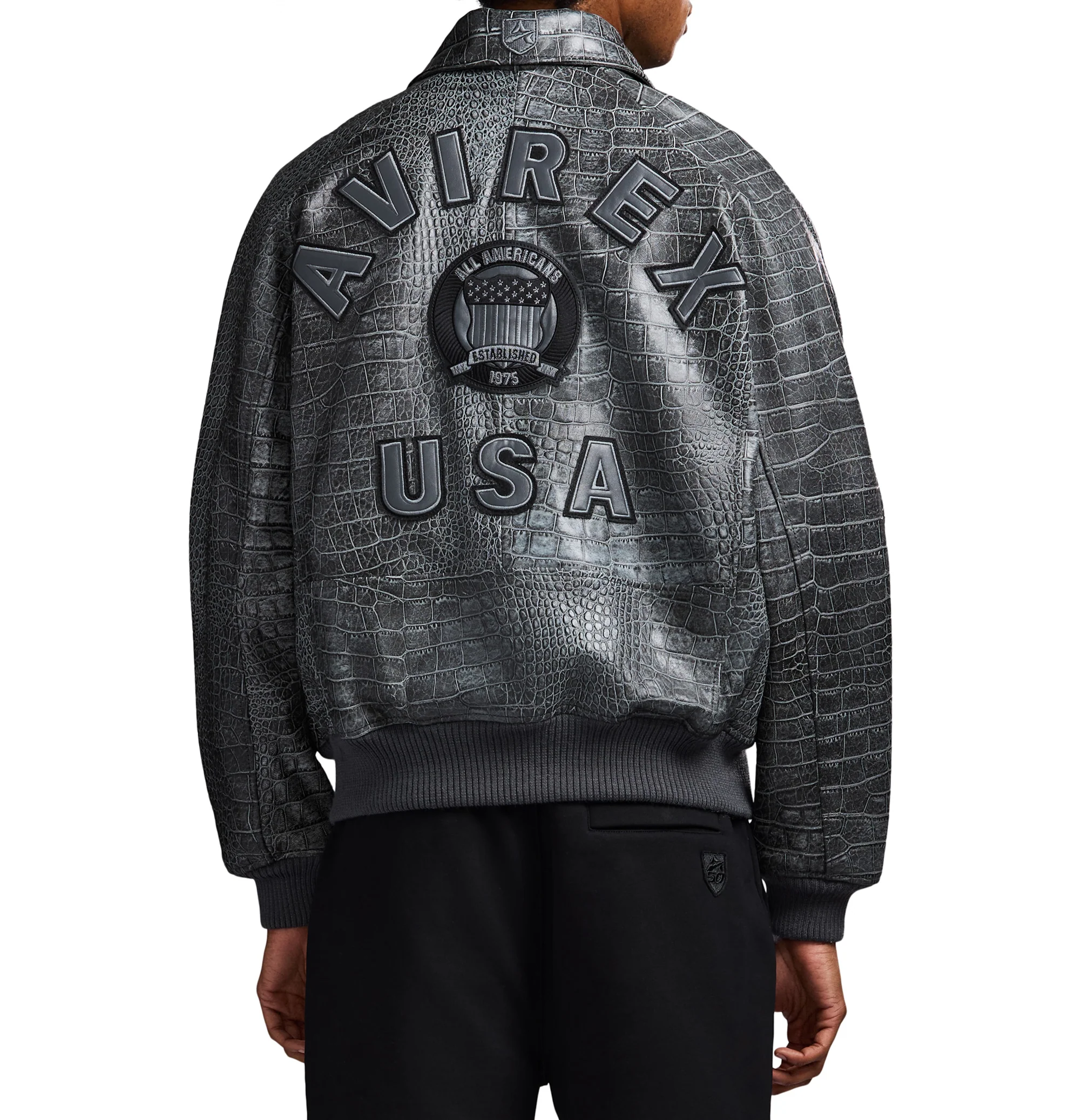 LIMITED EDITION DISTRESSED CROC ICON JACKET - Image 6