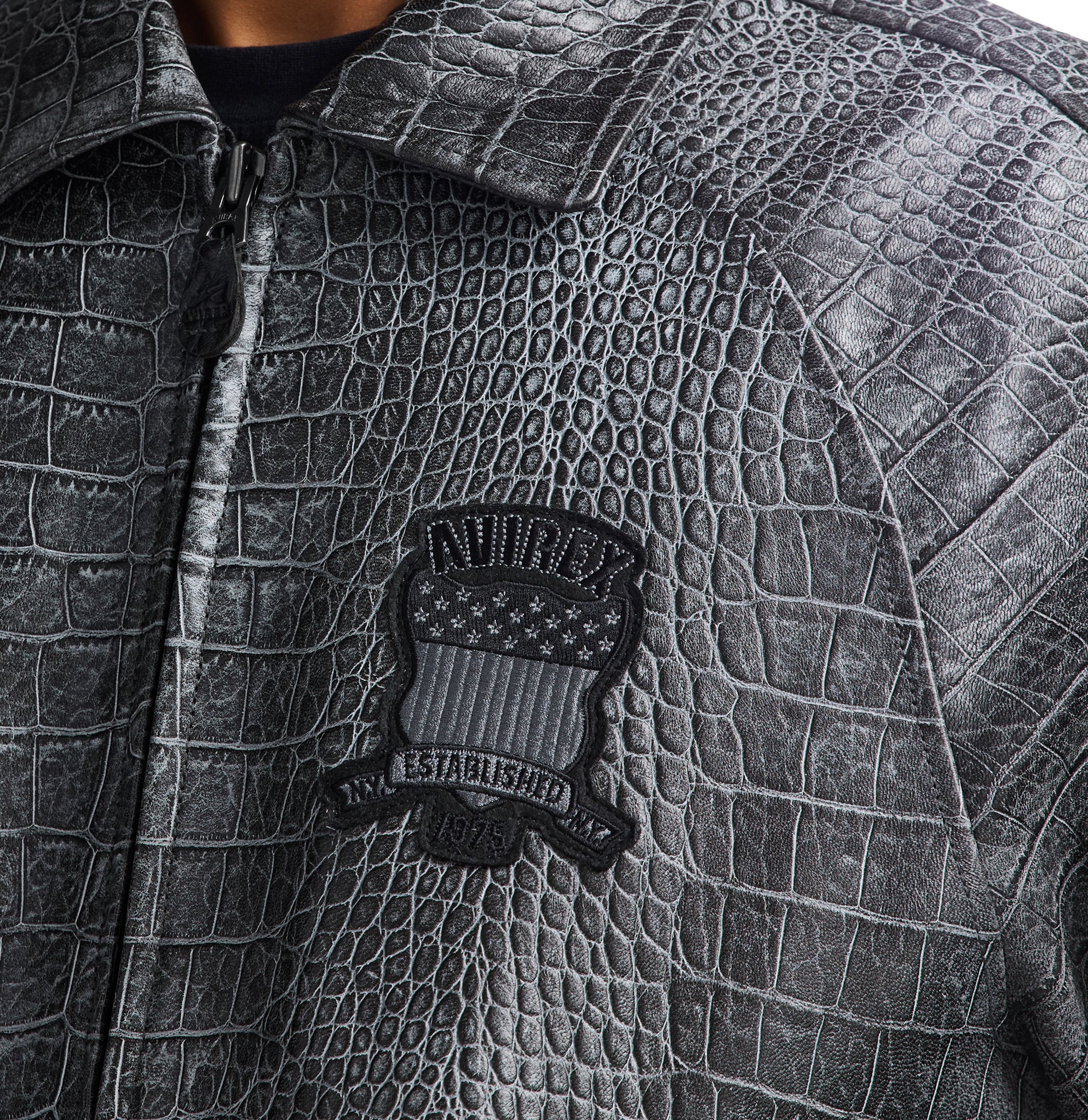 LIMITED EDITION DISTRESSED CROC ICON JACKET - Image 8