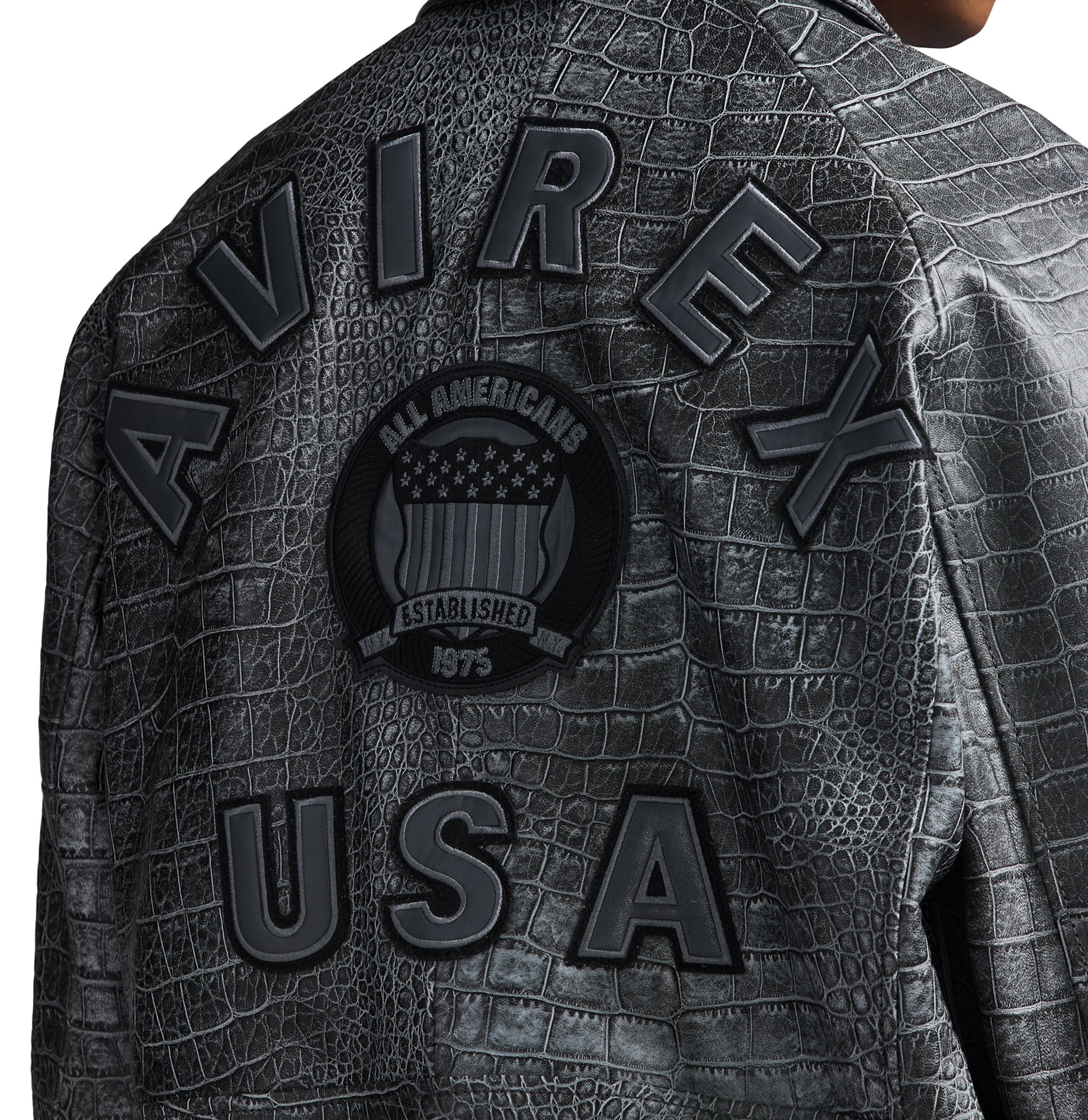 LIMITED EDITION DISTRESSED CROC ICON JACKET - Image 9