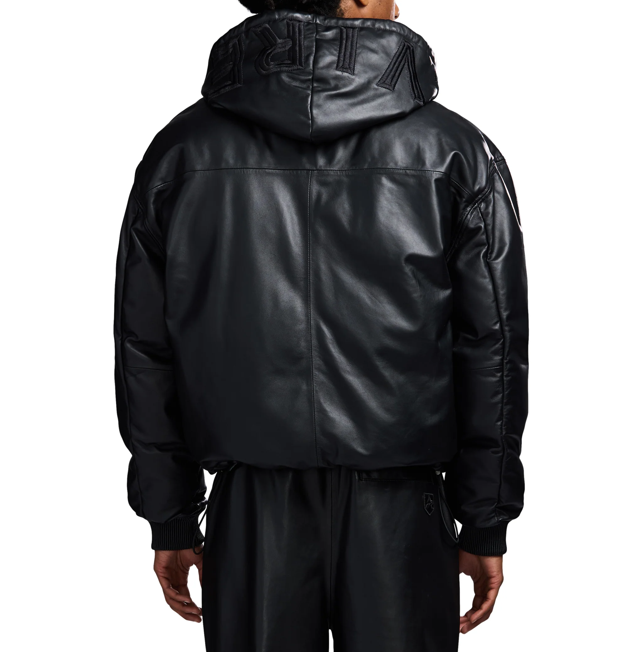 NAPPA LEATHER PUFFER HOODIE - Image 6