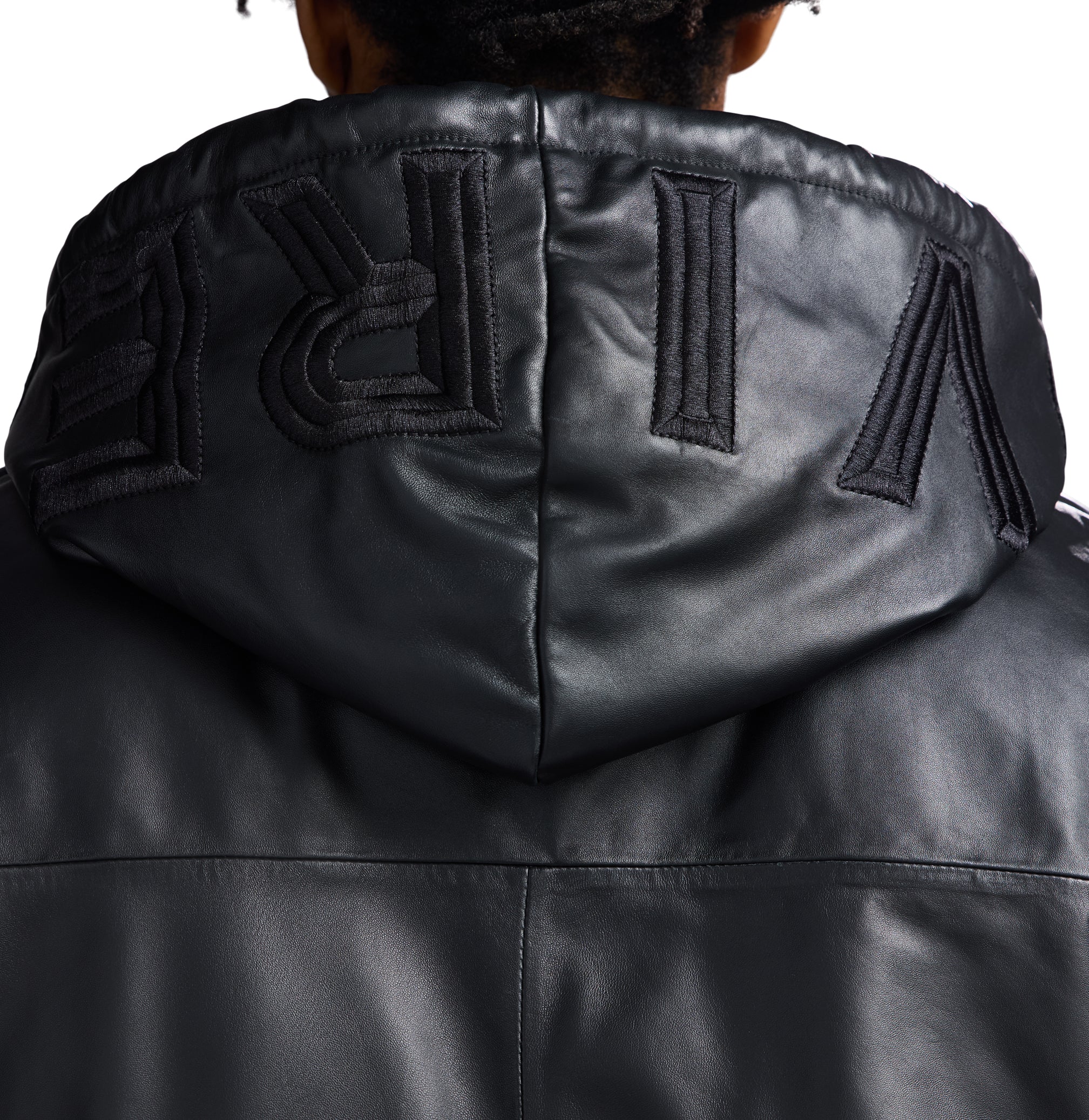 NAPPA LEATHER PUFFER HOODIE - Image 9