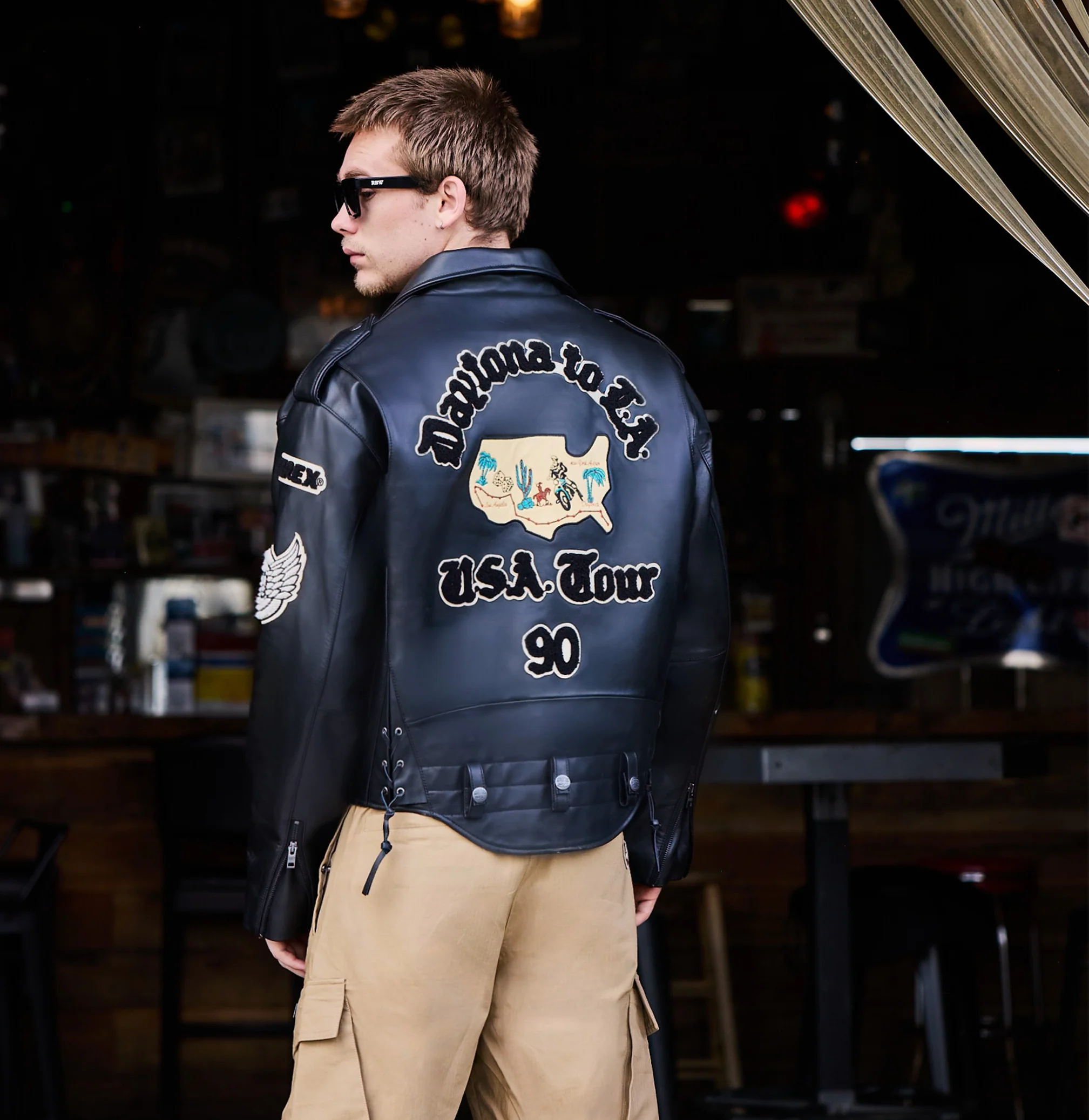 USA TOUR MOTORCYCLE JACKET - Image 13